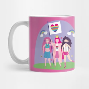 LGBT parade flag, pride symbol Mug